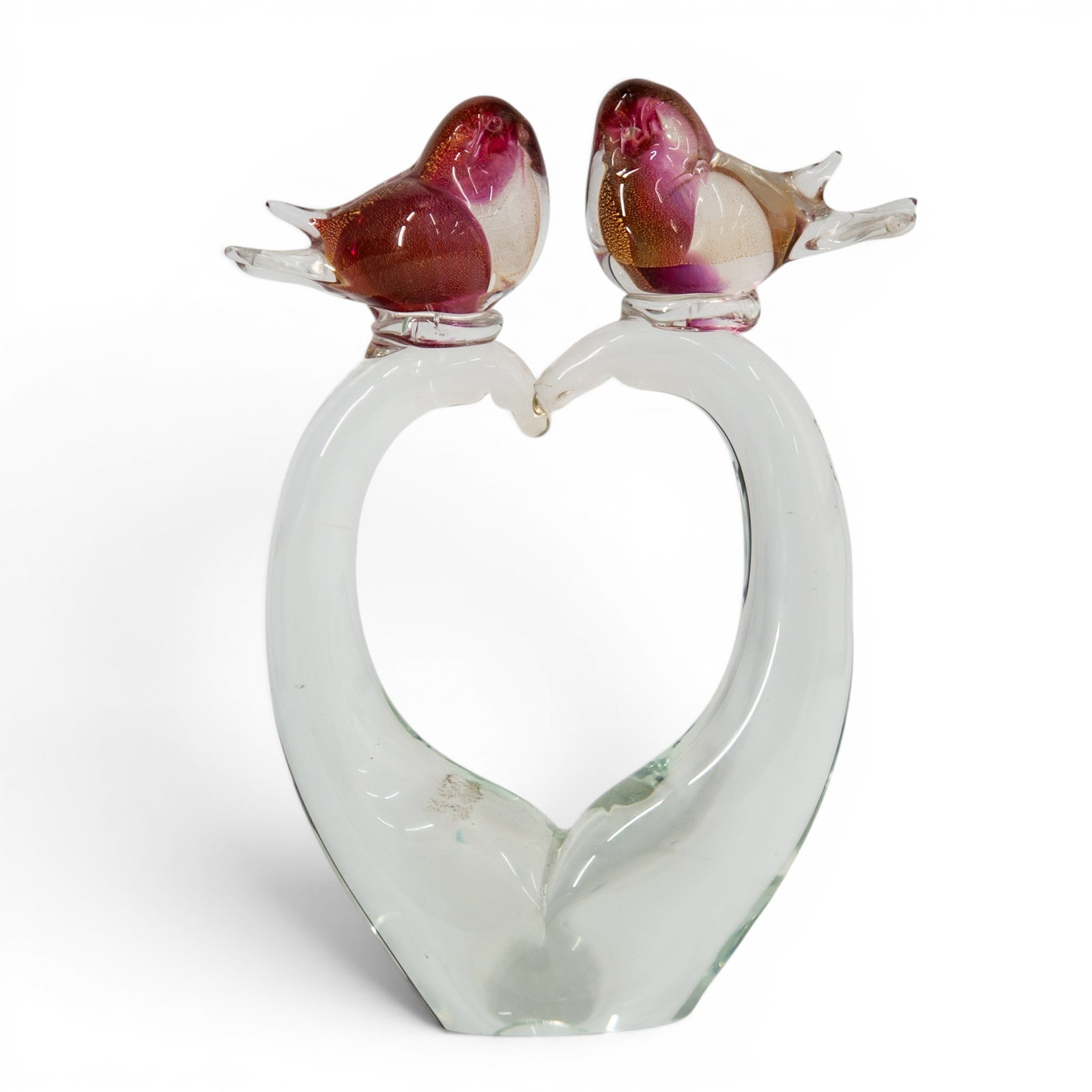 Murano Glass 'Love Birds' Sculpture (1 of 6)