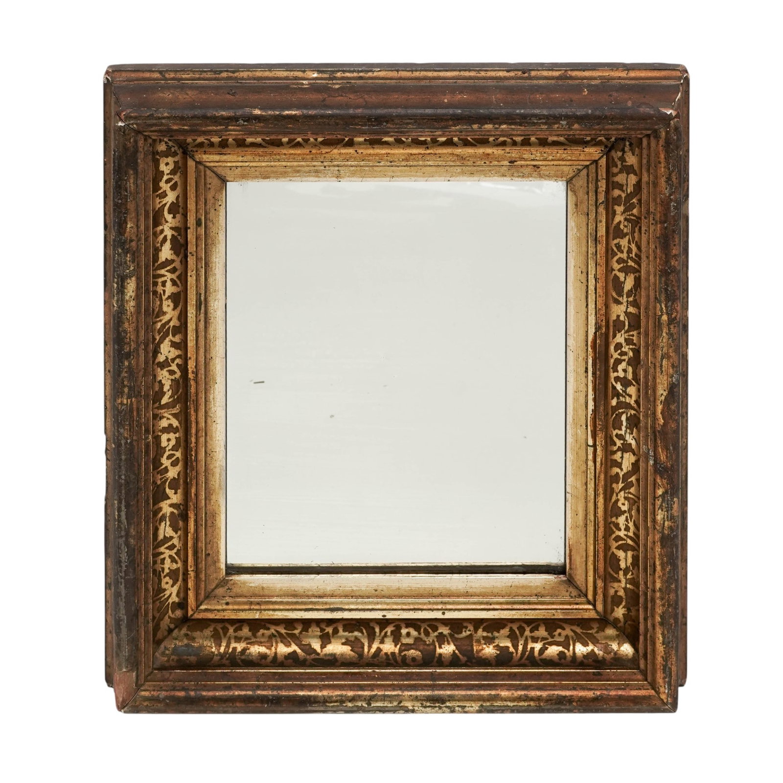 Antique French Hand Carved Gilded Mirror (1 of 2)