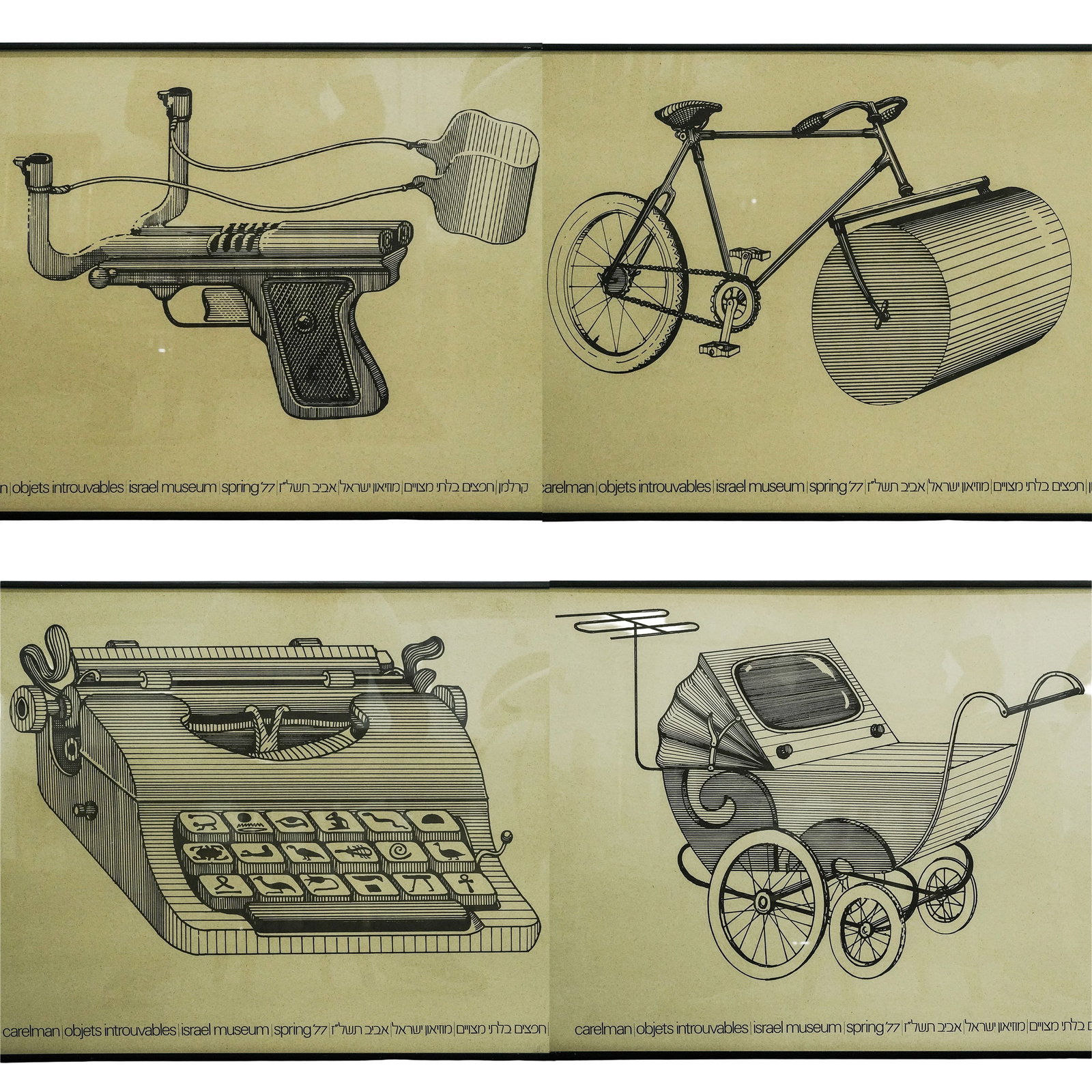 (4 Pc) Suite "Objets Introuvables" (Unfindable Objects) Prints (1 of 7)