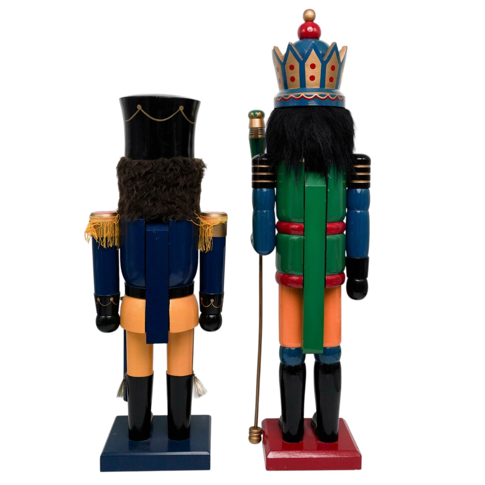 (2 pc) Vintage Wood Nutcrackers - 3