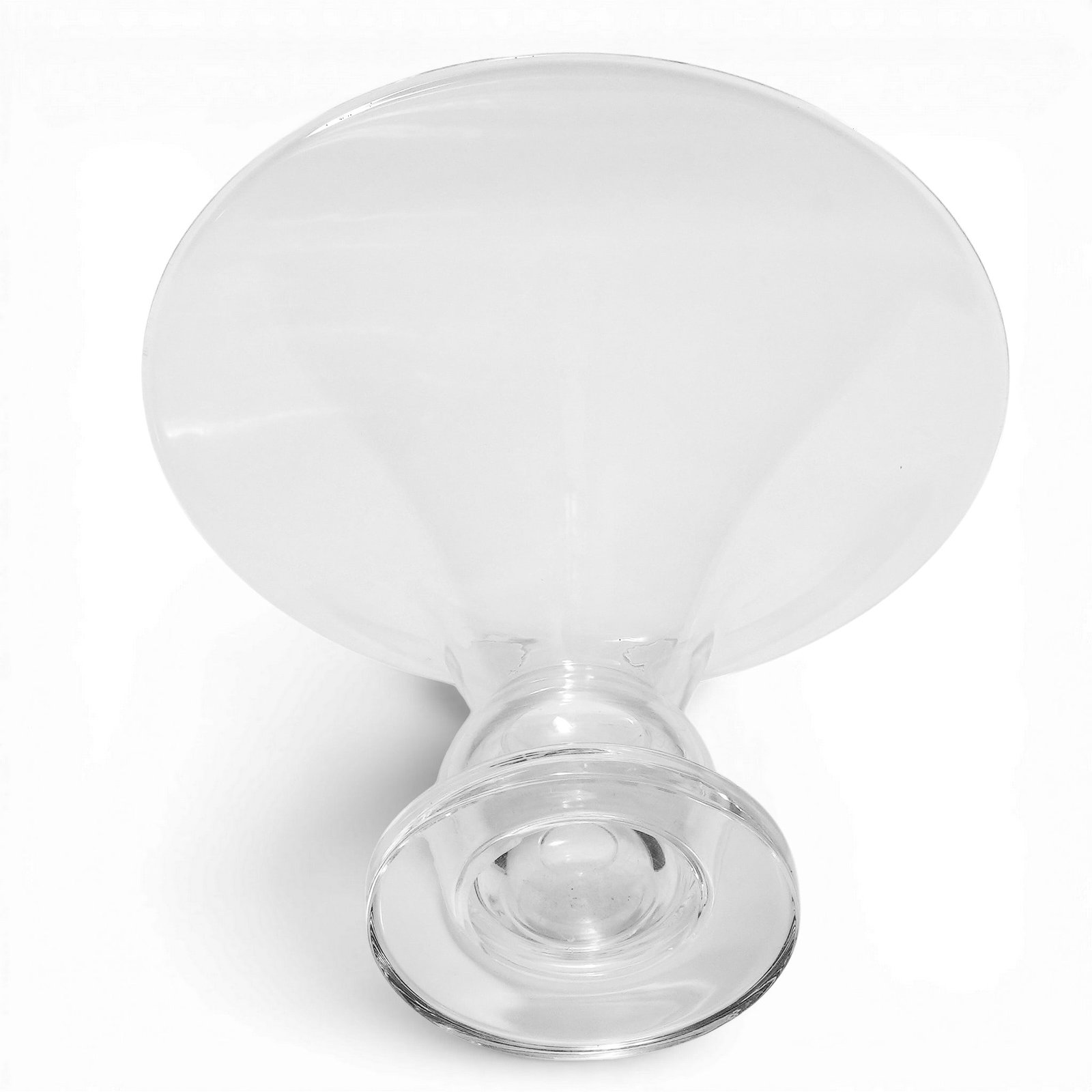 Steuben Clear Crystal "Bubble Stem" Flared Bouquet - 3