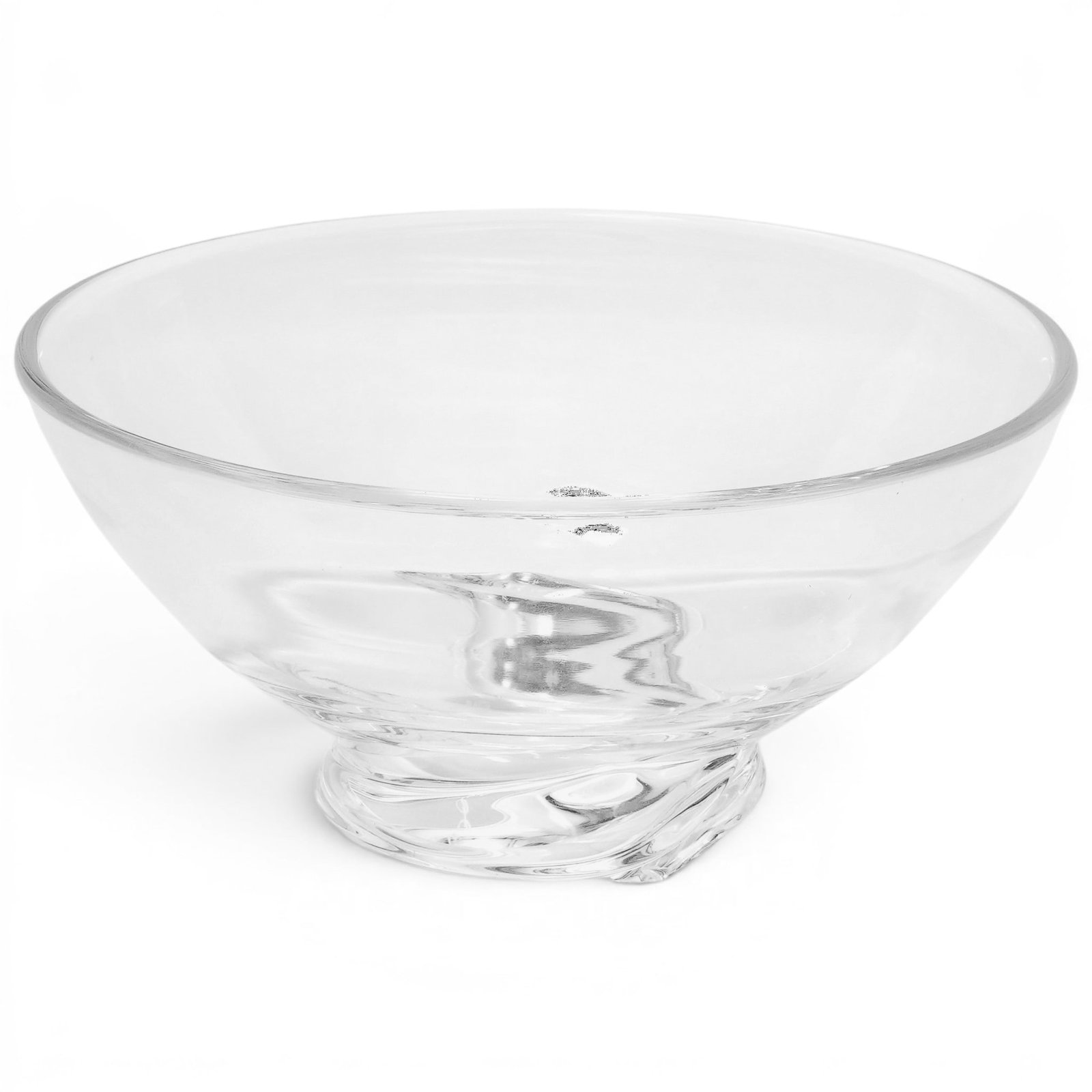 Vintage Steuben Glass "Spiral Bowl" By Donald Pollard: Vintage Steuben Glass "Spiral Bowl" By Donald Pollard Circa 1954. American A vintage Steuben Crystal Spiral Bowl (Shape #8060), designed by Donald Pollard in 1954, features a clean bell-shaped basin