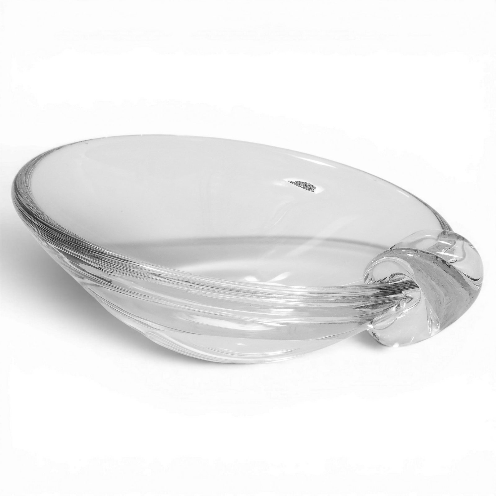 Vintage Steuben "Snail" Crystal Ashtray By David Hills (1 of 4)