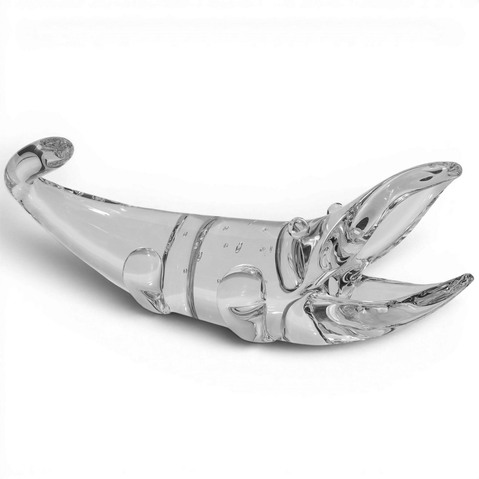Steuben Glass Controlled Bubble Alligator By James Houston (1 of 4)