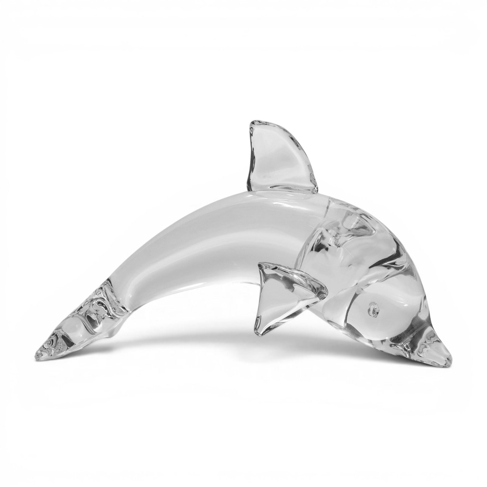 Steuben Crystal Arched Dolphin Figurine (1 of 5)