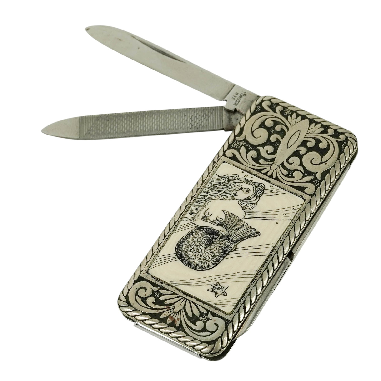 Sam Mcdowell Bone Insert Pocket Knife (1 of 5)
