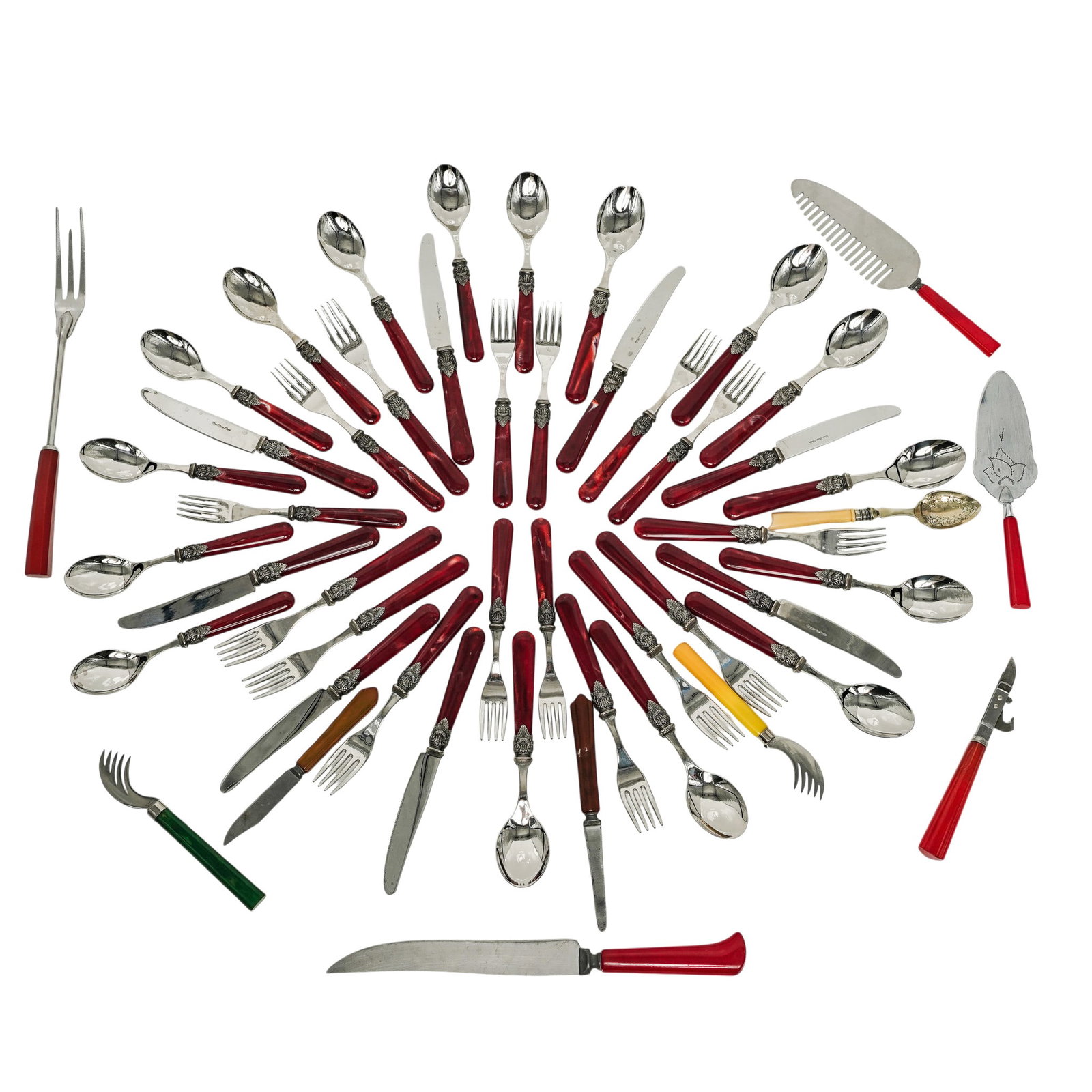 Large Collection of Assorted Flatware & Serving Utensils (1 of 7)
