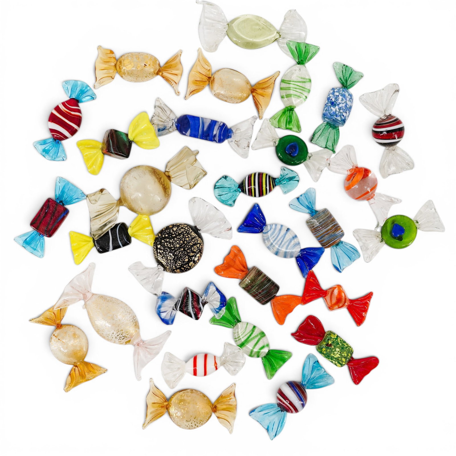 (29 pc) Murano Glass Candy Figurines (1 of 5)