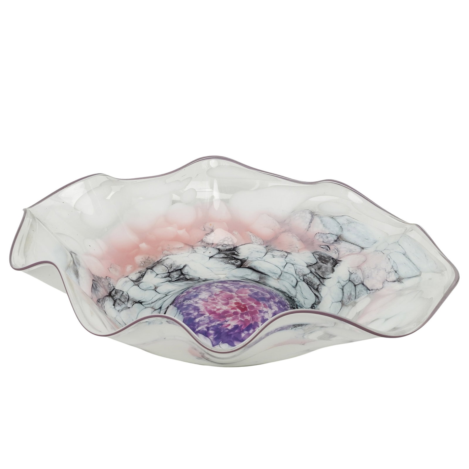 Large Murano Glass Centerpiece Bowl (1 of 5)