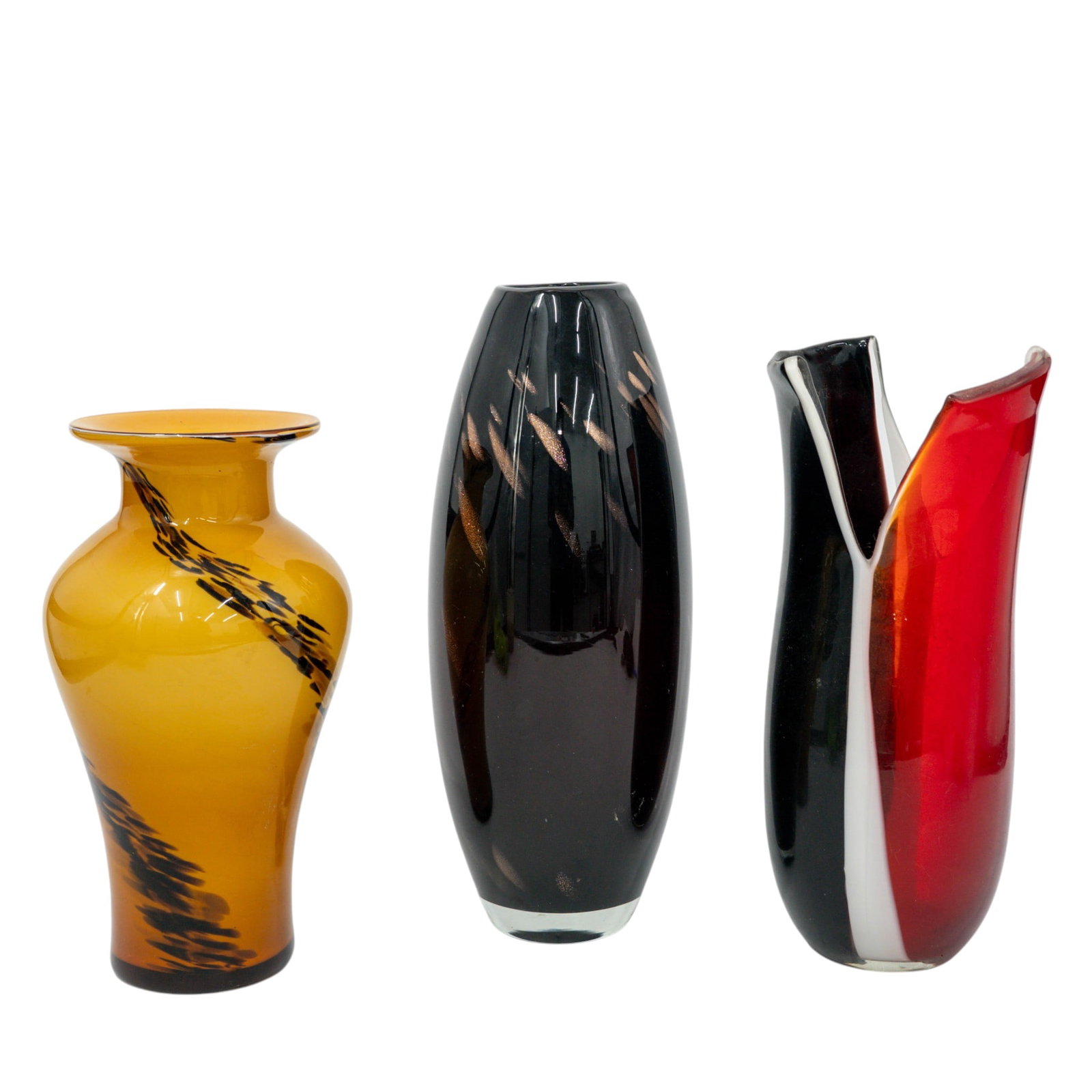(3 pc) Grouping of Murano Glass Vases (1 of 5)