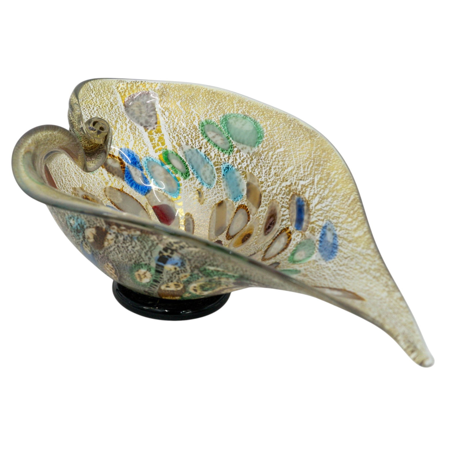 Luigi Mellara (Italian, 1952-) Murano Glass Centerpiece Bowl (1 of 5)