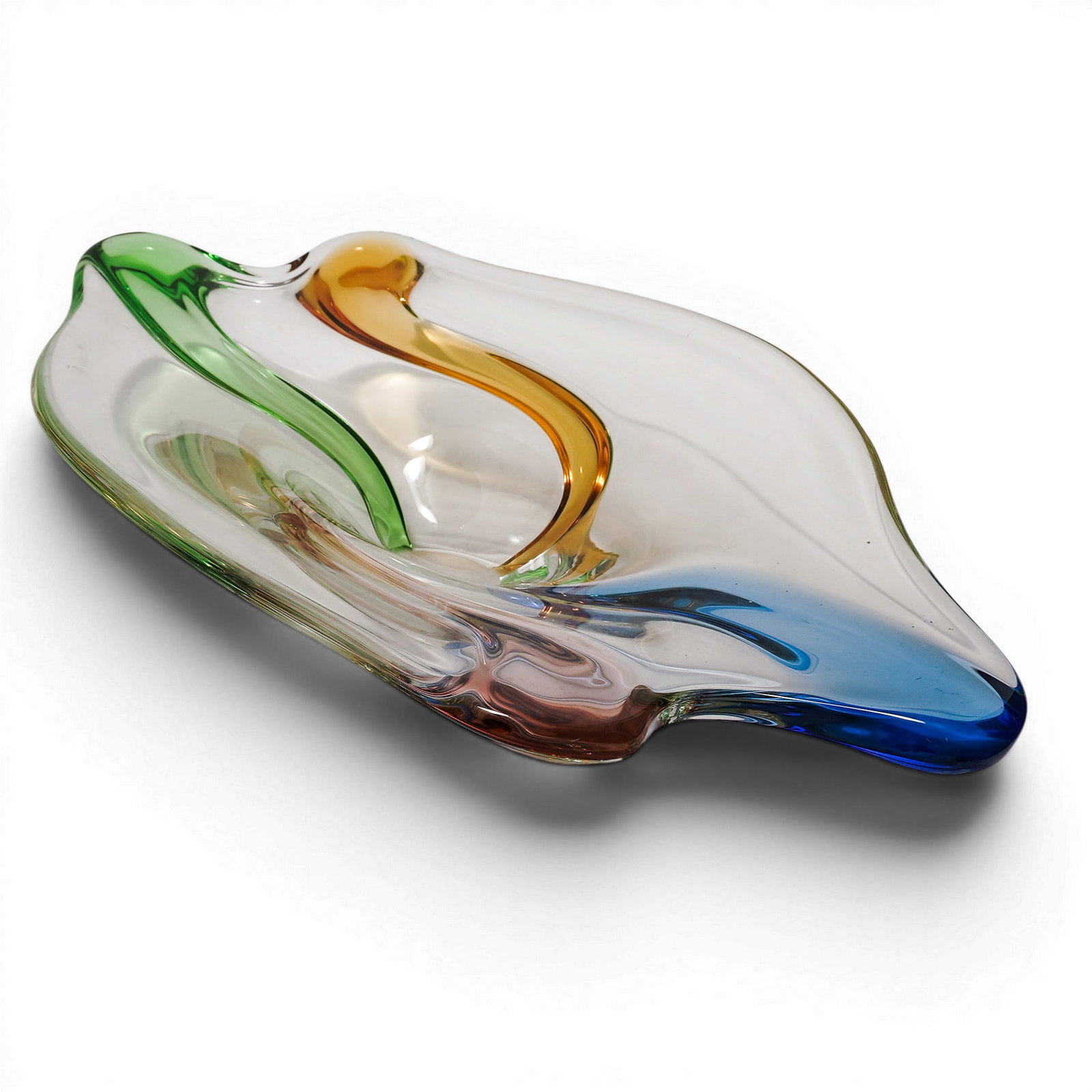 Frantisek Zemek For Sklarna Mstisov "Rhapsody" Art Glass Bowl (1 of 5)