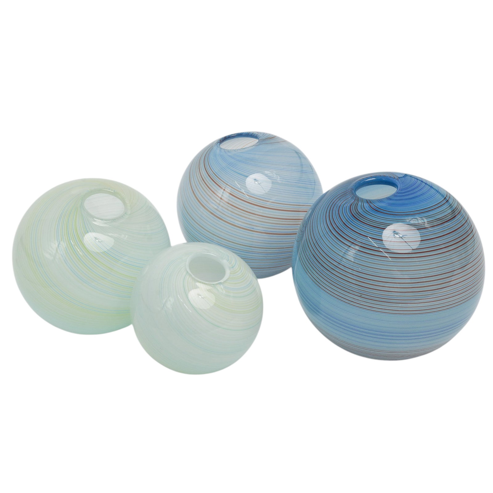 (4 pc) Dansk International Designs Mezza Filigrana Glass Vase (1 of 6)