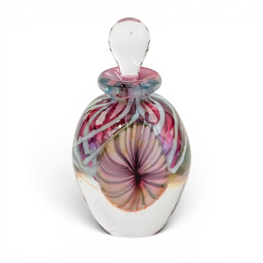 David R. Boutin (American, 20th Cent.) Art Glass Perfume Bottle (1 of 5)