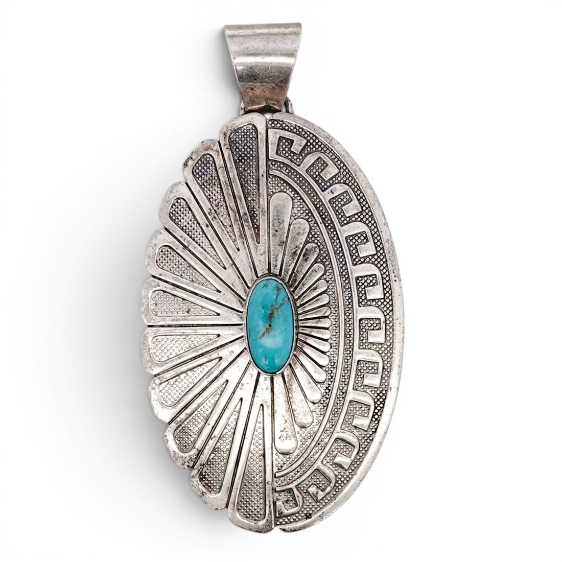 Relios Sterling Silver Turquoise Pendant (1 of 4)