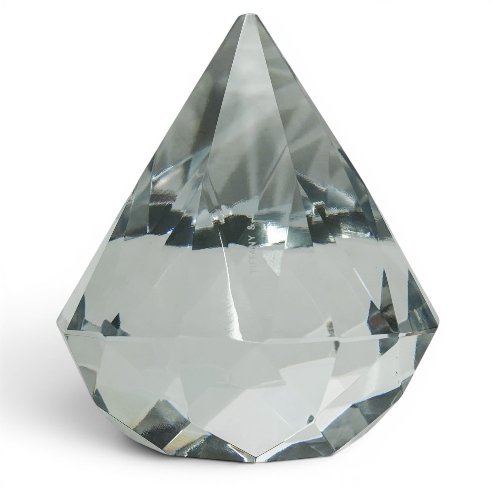 Tiffany & Co. Crystal Diamond Paperweight (1 of 5)
