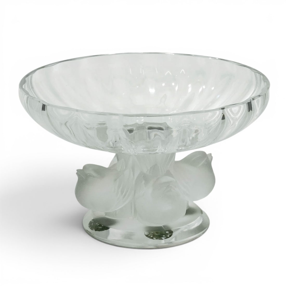 Lalique "Nogent" Crystal Pedestal Compote Bowl (1 of 7)