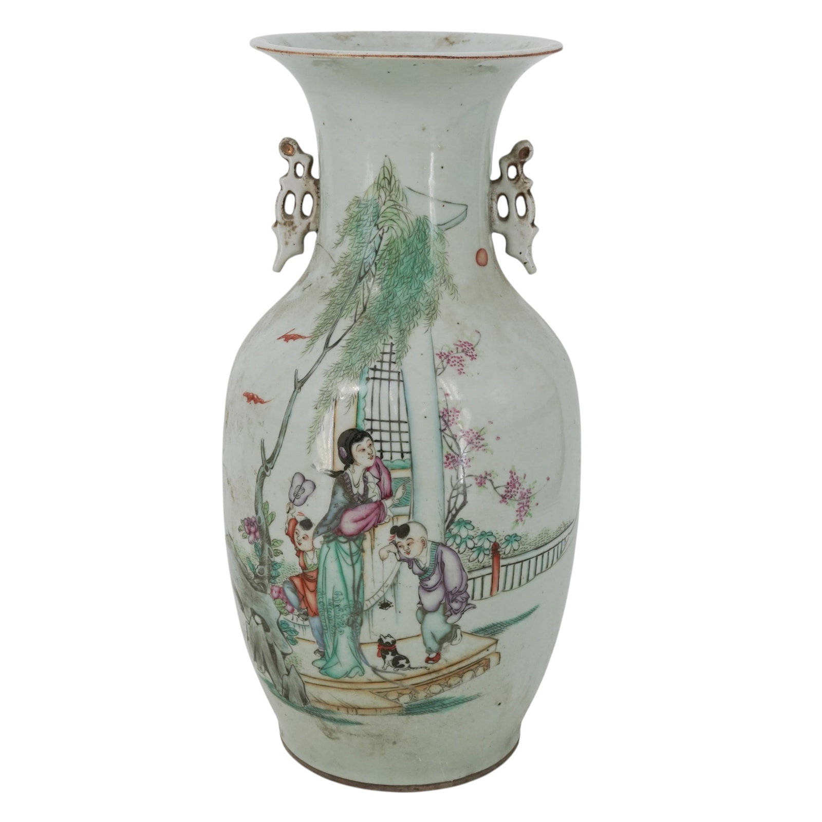 Antique Chinese Famille Rose Porcelain Vase (1 of 11)