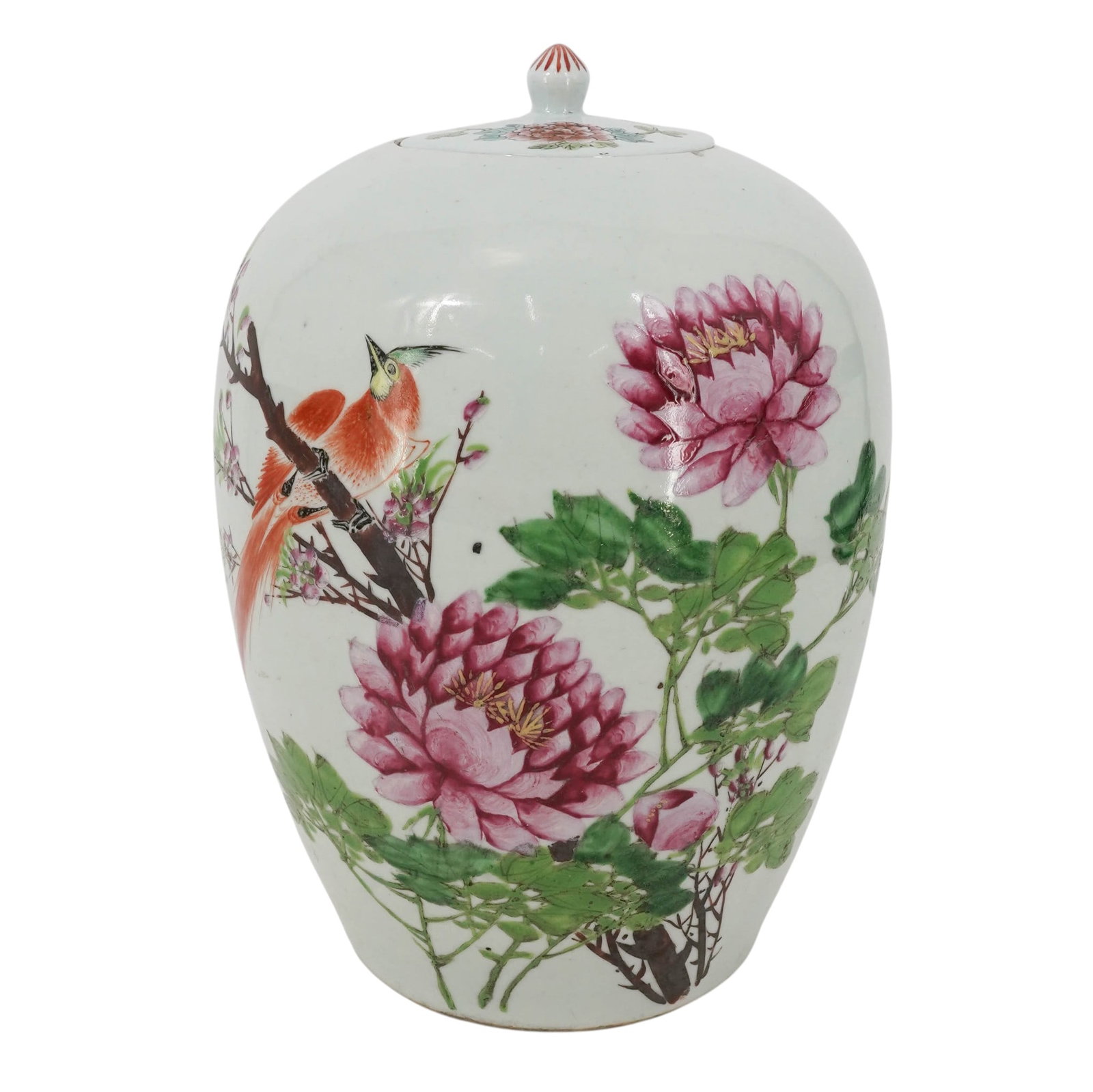 Antique Chinese Qianjiang Cai Porcelain Ginger Jar (1 of 11)