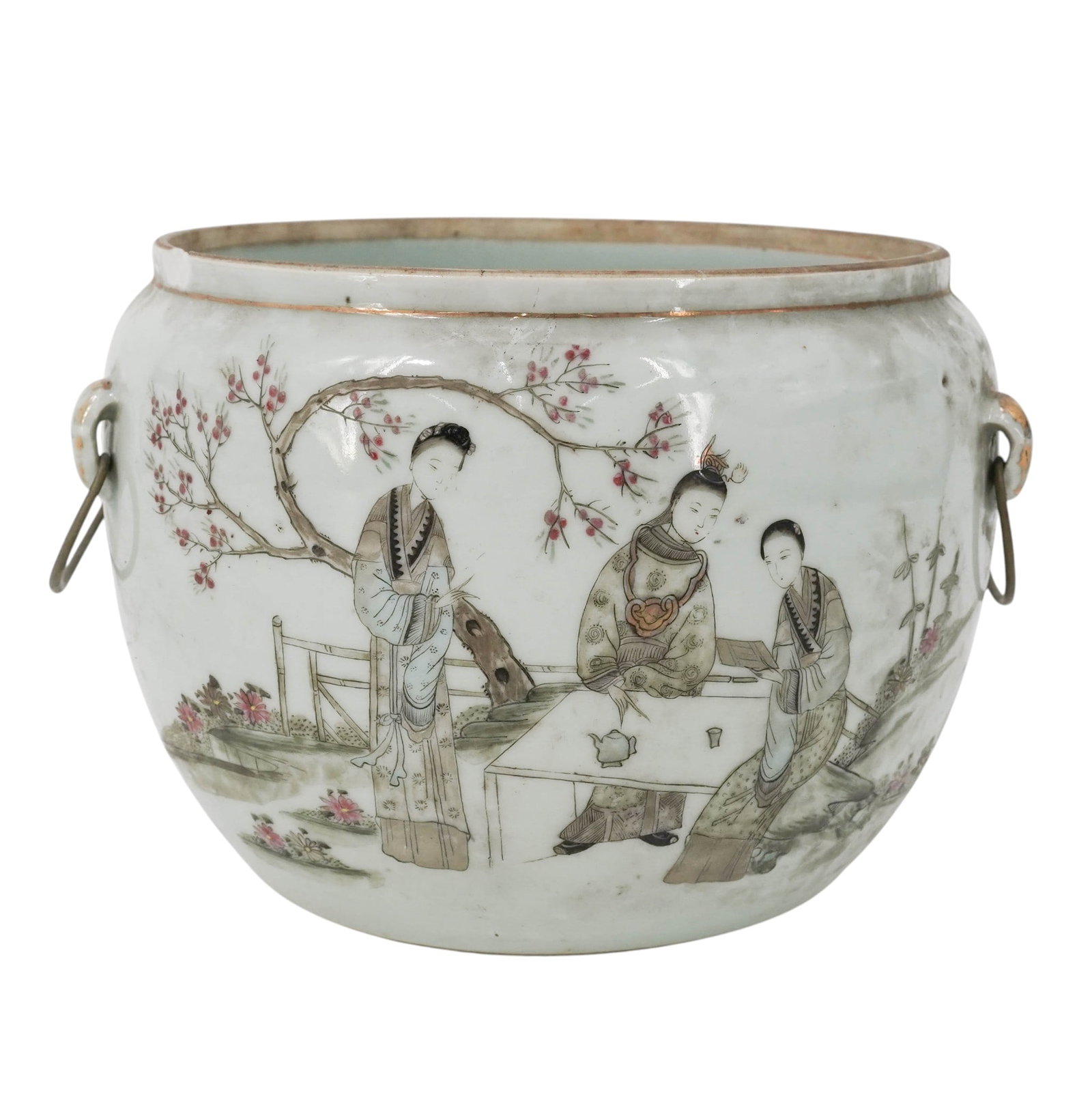 Antique Chinese Kamcheng Famille Rose Porcelain Bowl (1 of 9)