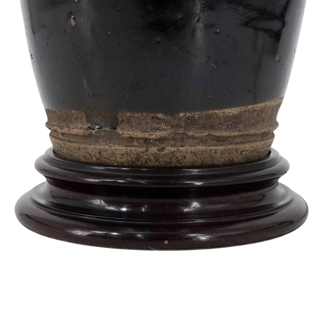 Chinese Export Black Converted Lamp - 4