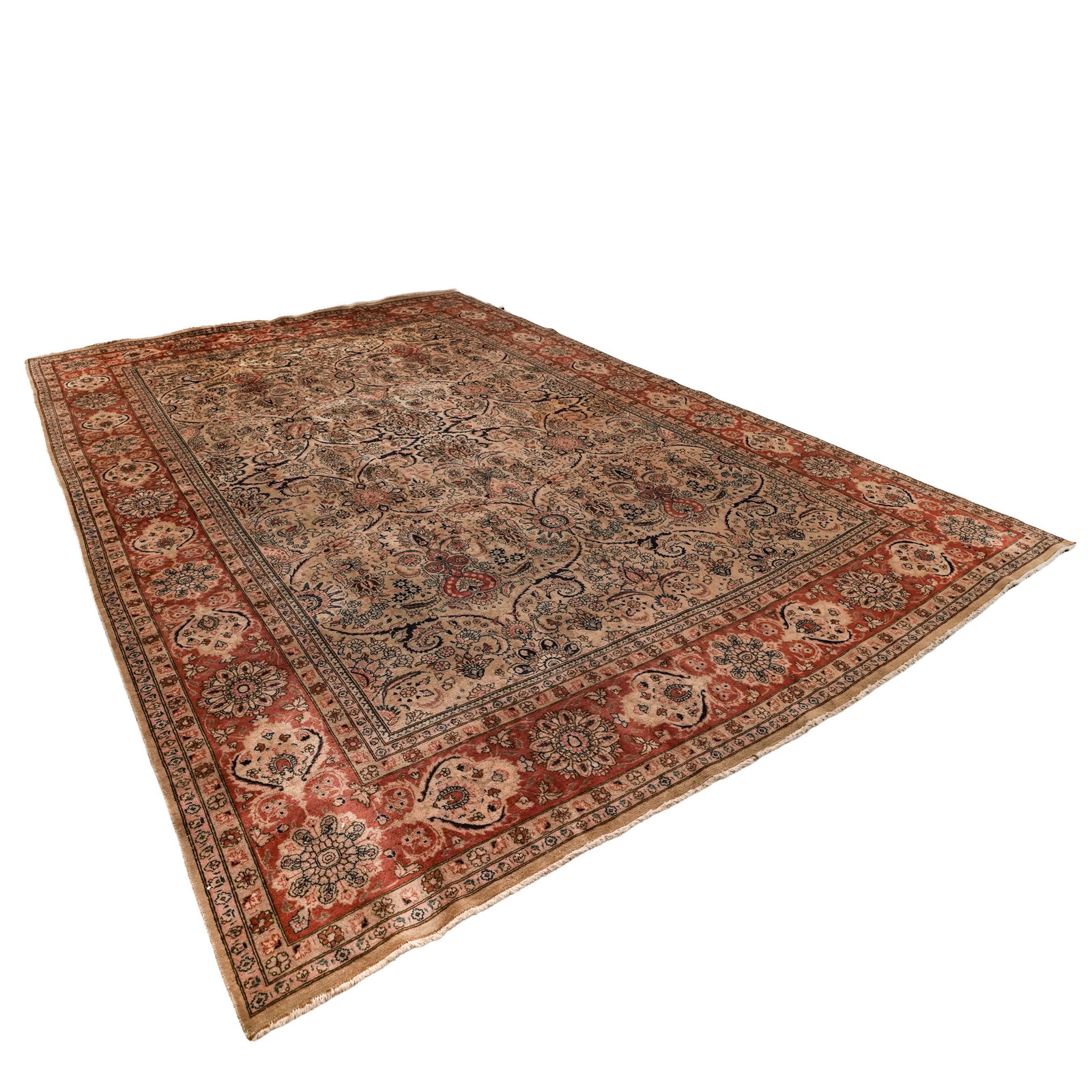 Fine Persian Tabriz Wool Carpet - 7