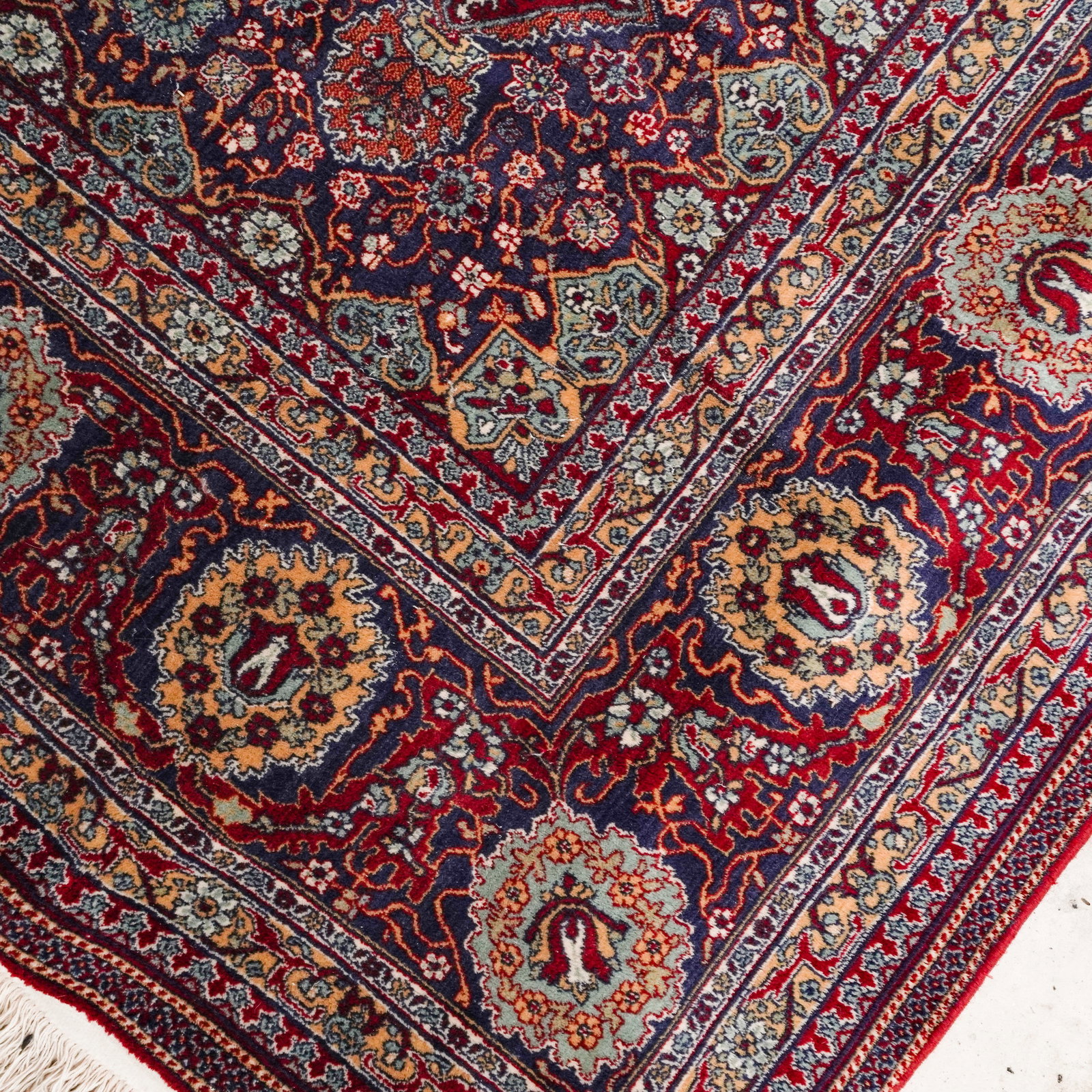 Large Kashan Wool Rug - 2