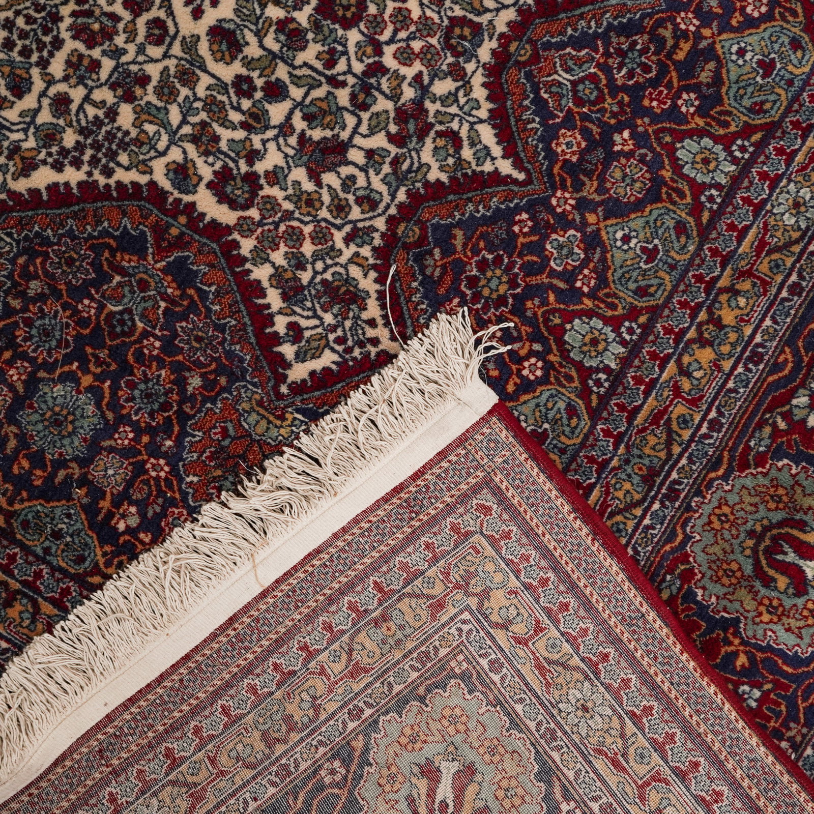 Large Kashan Wool Rug - 3