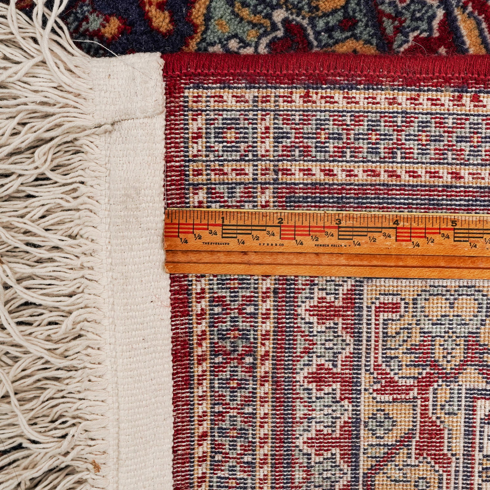 Large Kashan Wool Rug - 5