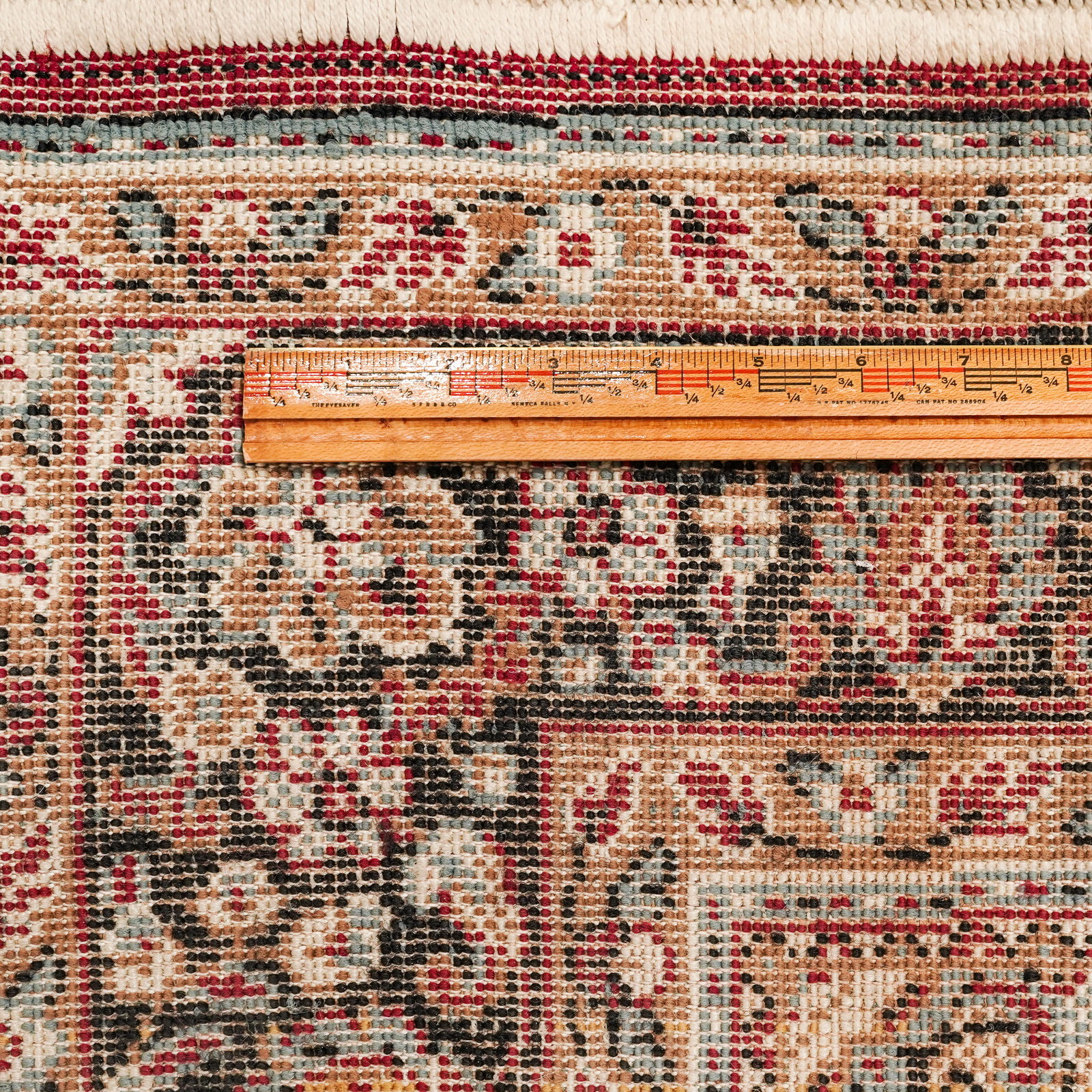 Persian Kerman Wool Area Rug - 6