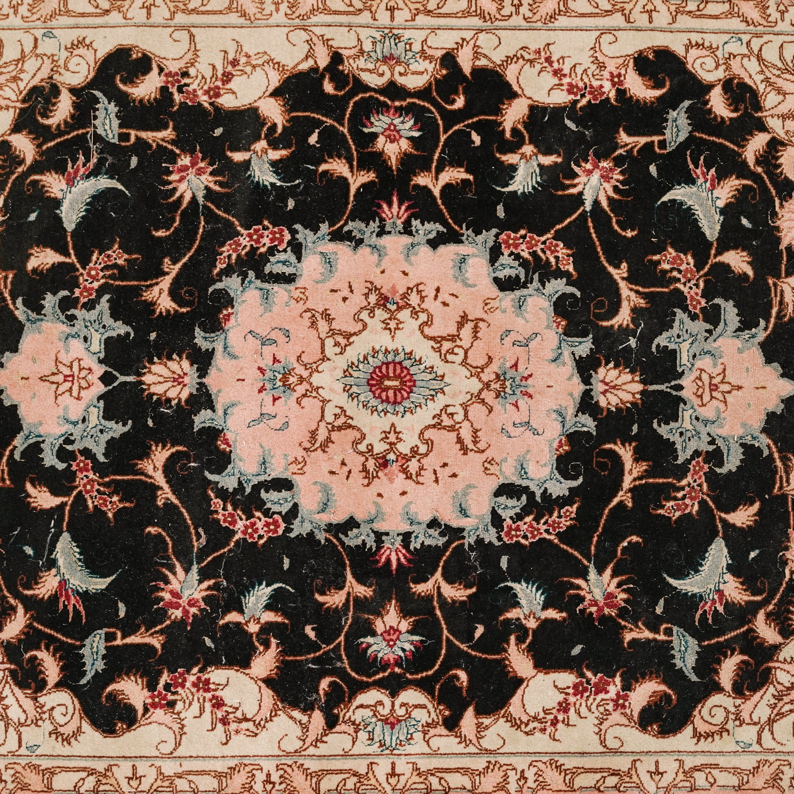Persian Tabriz Wool Rug - 2