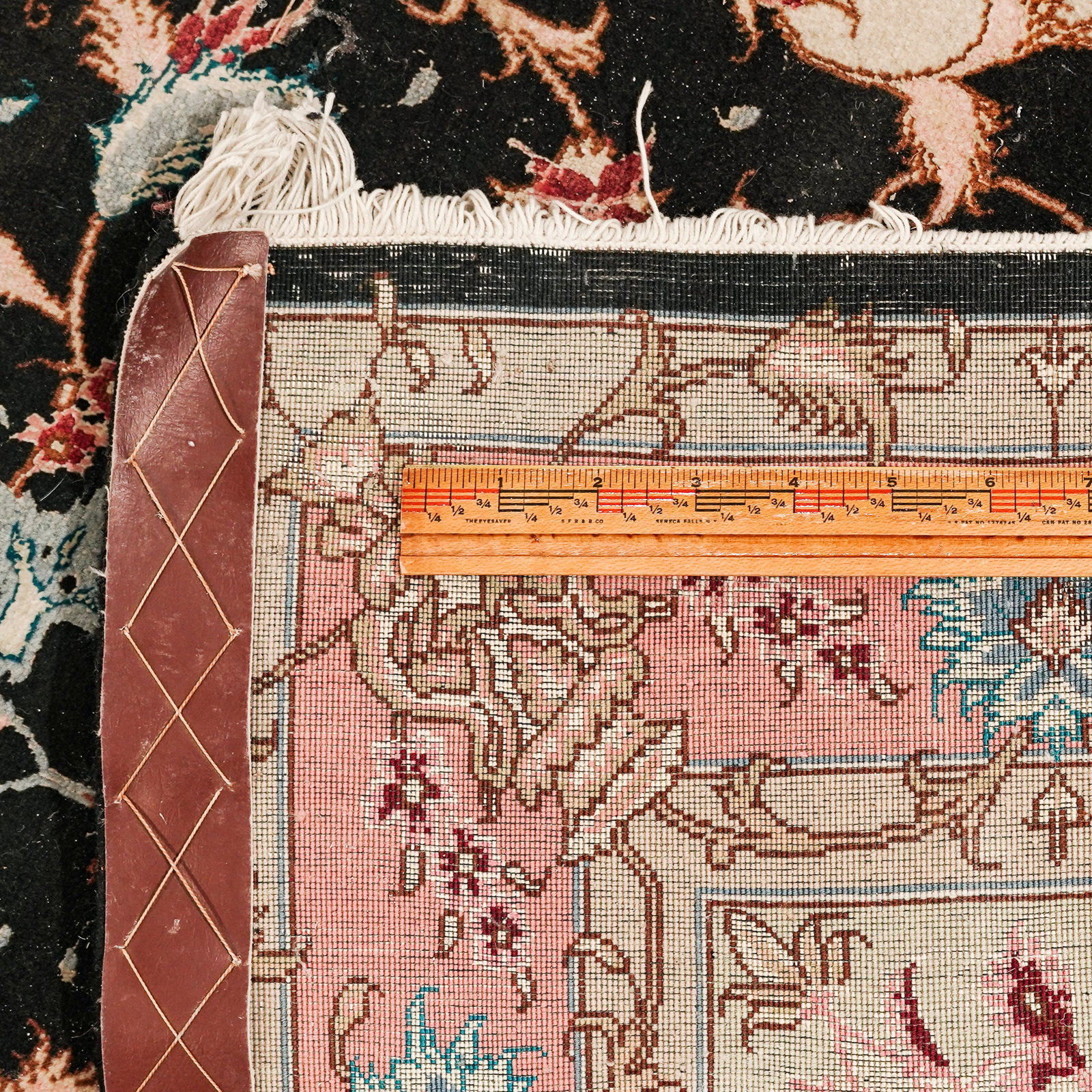 Persian Tabriz Wool Rug - 6