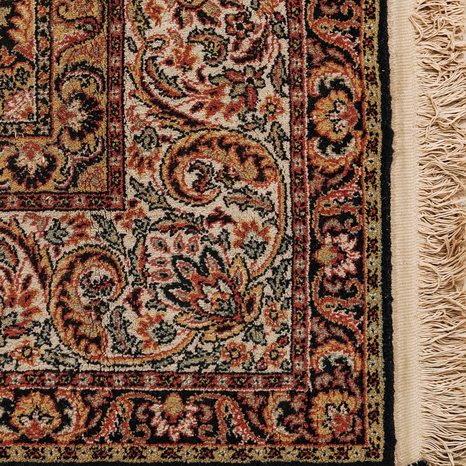 Persian Tabriz Wool Rug - 3