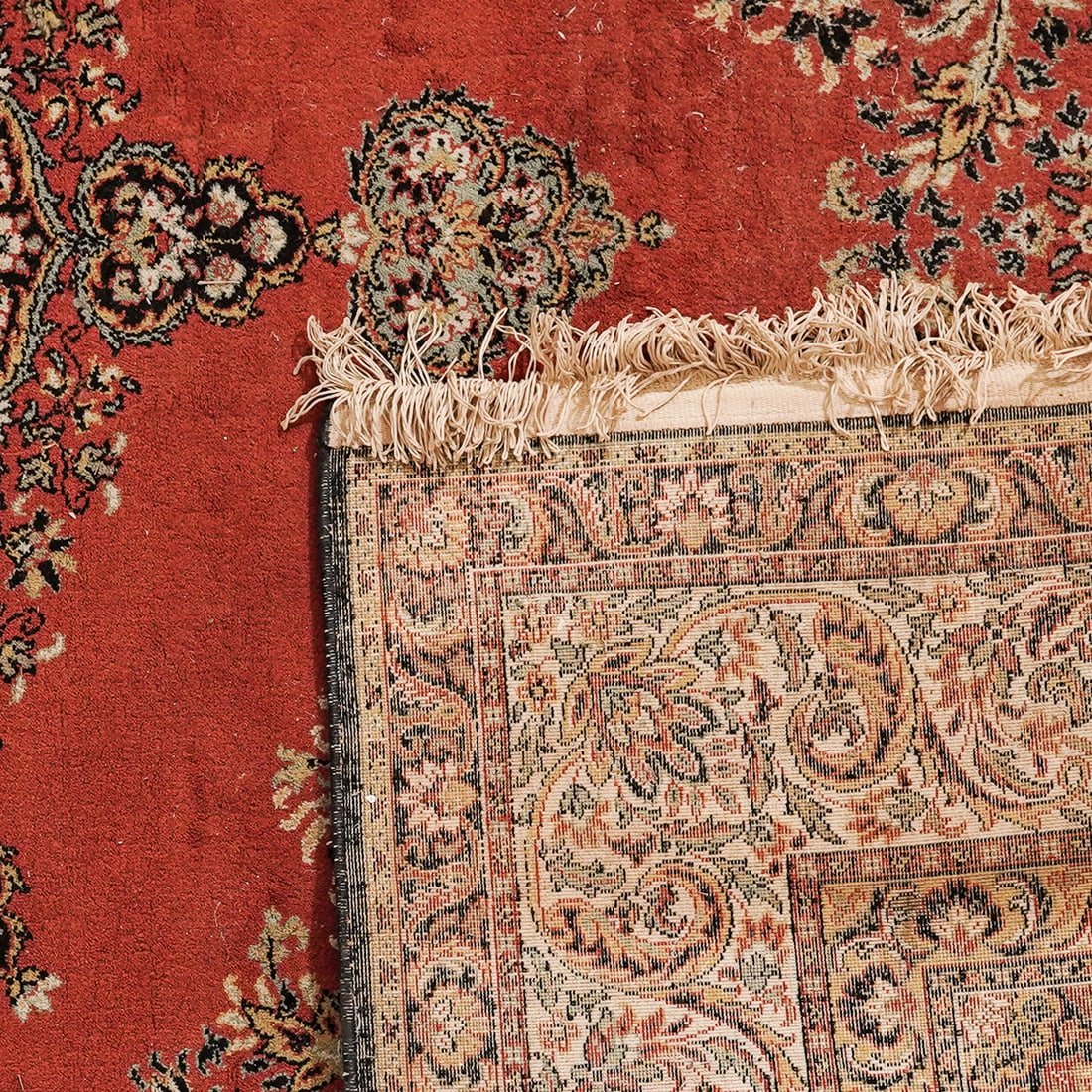 Persian Tabriz Wool Rug - 4