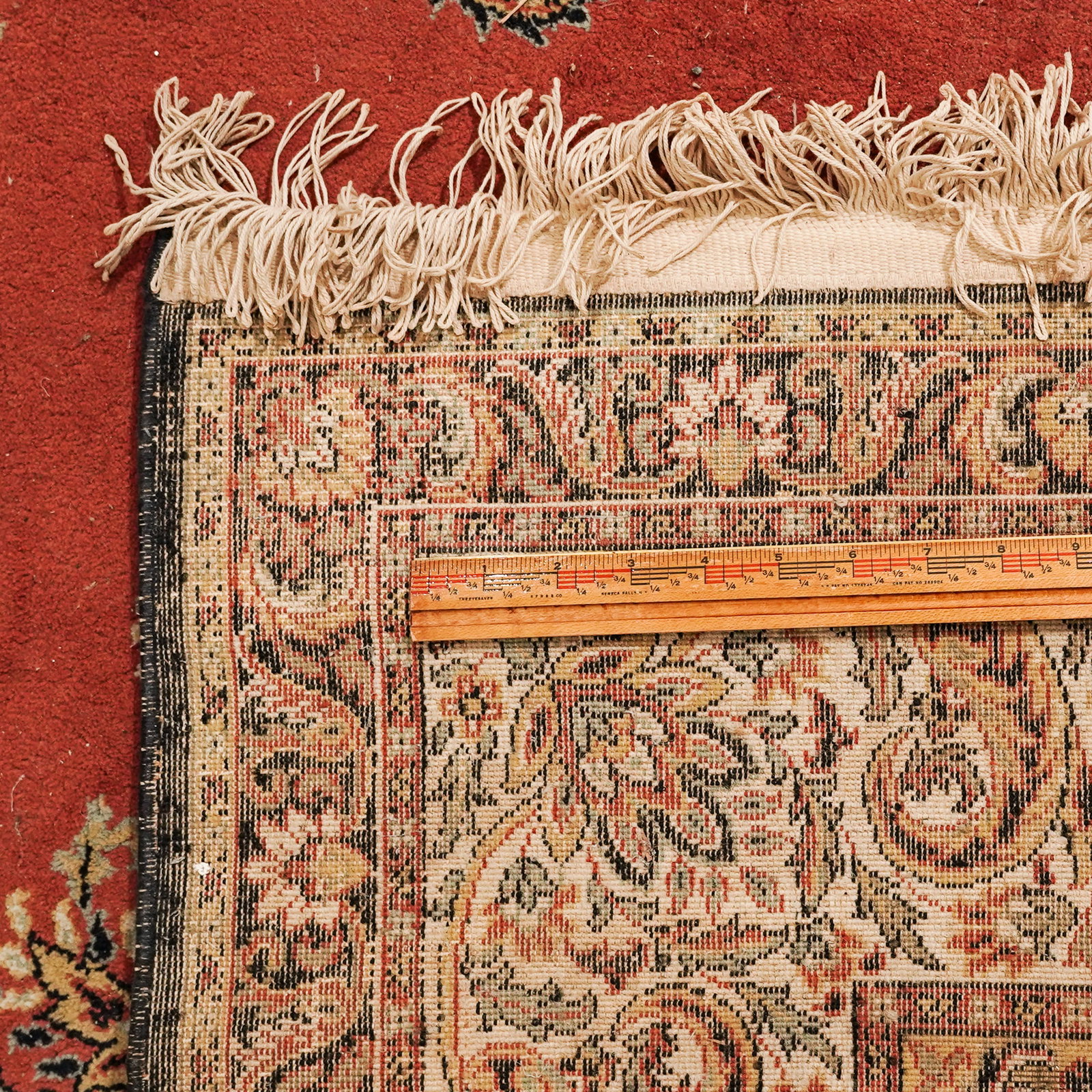 Persian Tabriz Wool Rug - 5