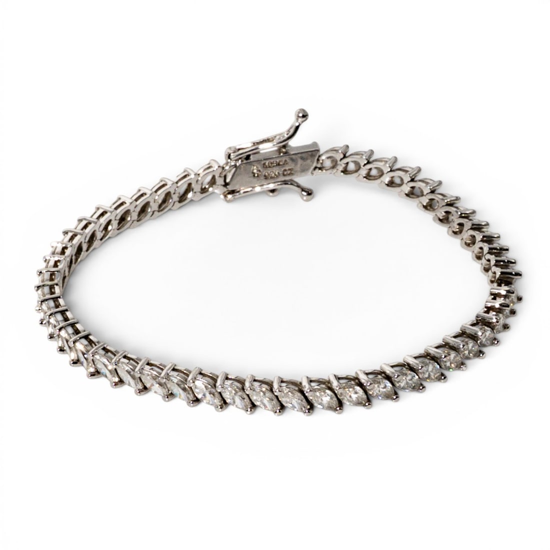 Sterling Silver Multi-Bangle Bracelet - 8