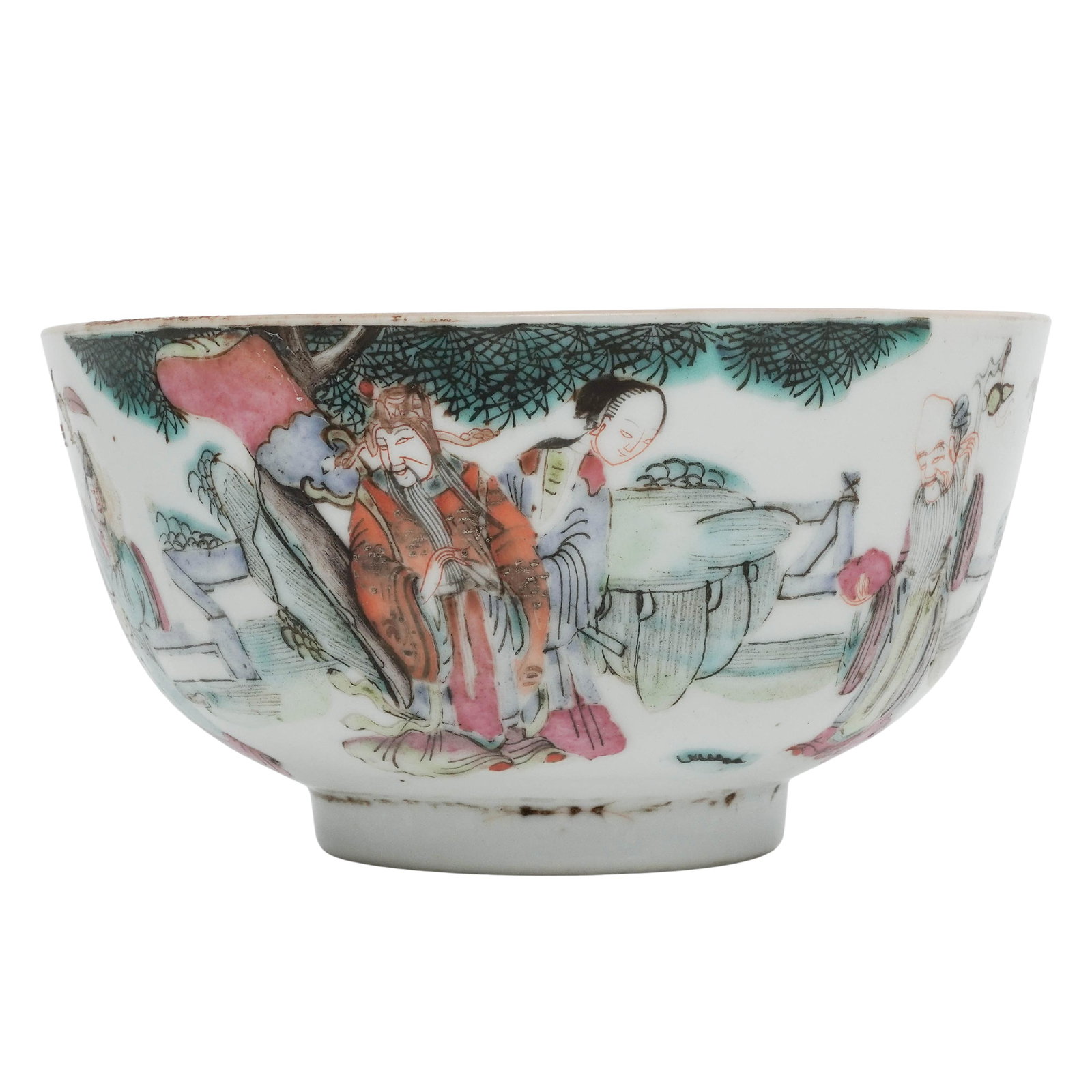 Chinese Tongzhi Famille Rose Porcelain Bowl (1 of 8)