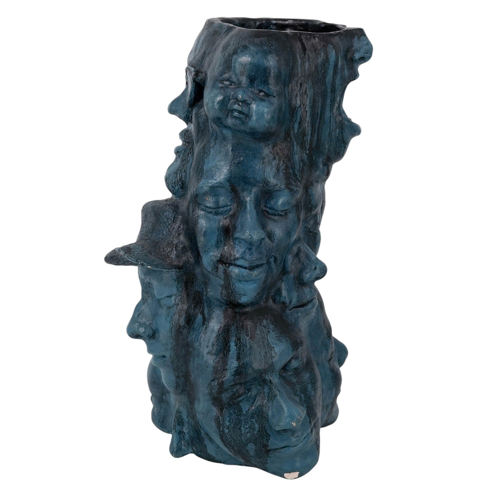 Surrealist Pottery Figural Vase (1 of 9)