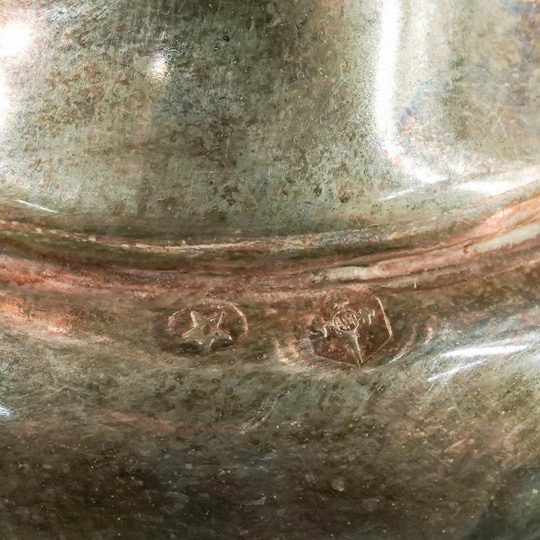 Pair Sterling Silver Engraved Trophy Cups - 7