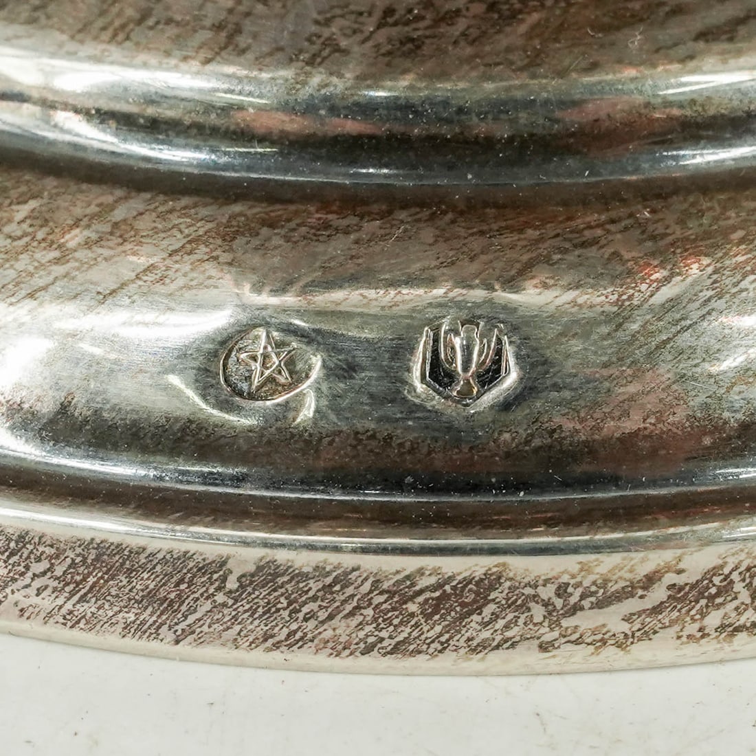 Pair Sterling Silver Engraved Trophy Cups - 9
