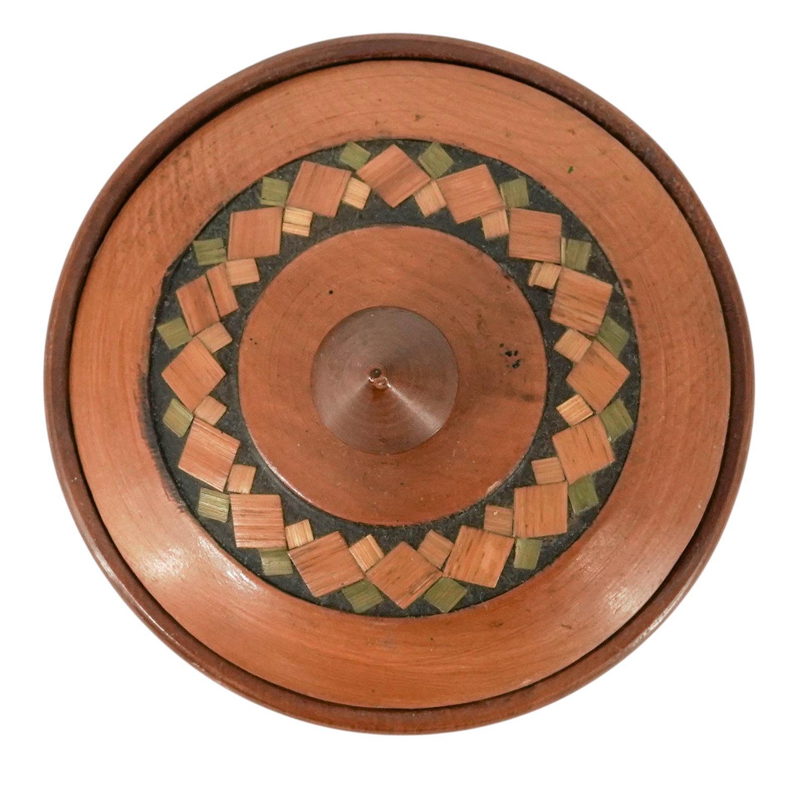 Pair Lidded Cylindrical Wooden Boxes - 3