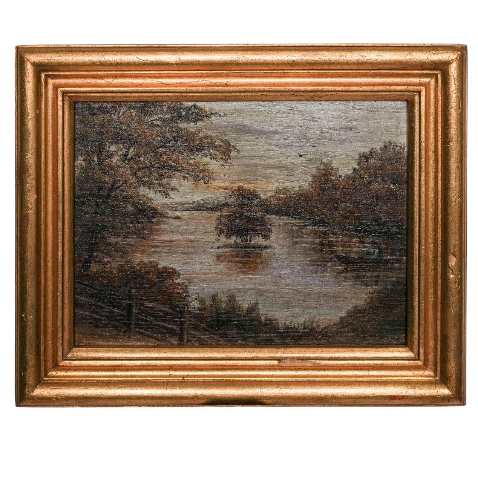 Signed Landscape Scene, Oil on Board (1 of 5)