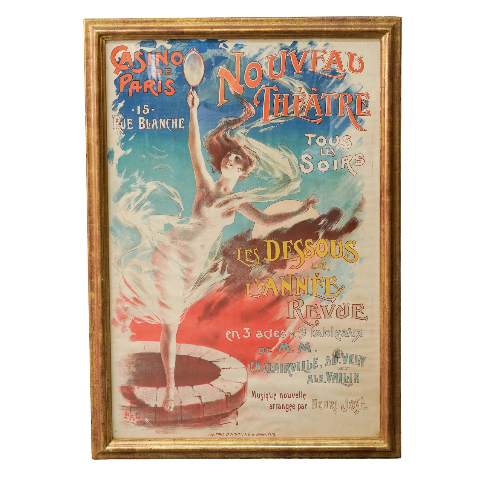 Jean de Paleologue (French, 1855-1942) Belle Epoque Theater Poster (1 of 9)