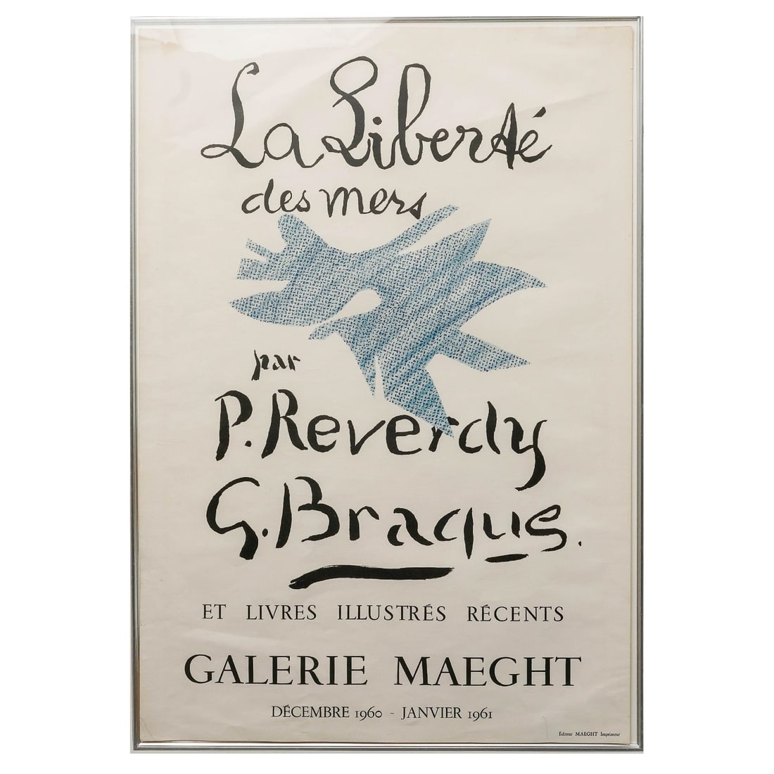 George Braque Art Exhibition Poster "La liberté des mers" (1 of 7)