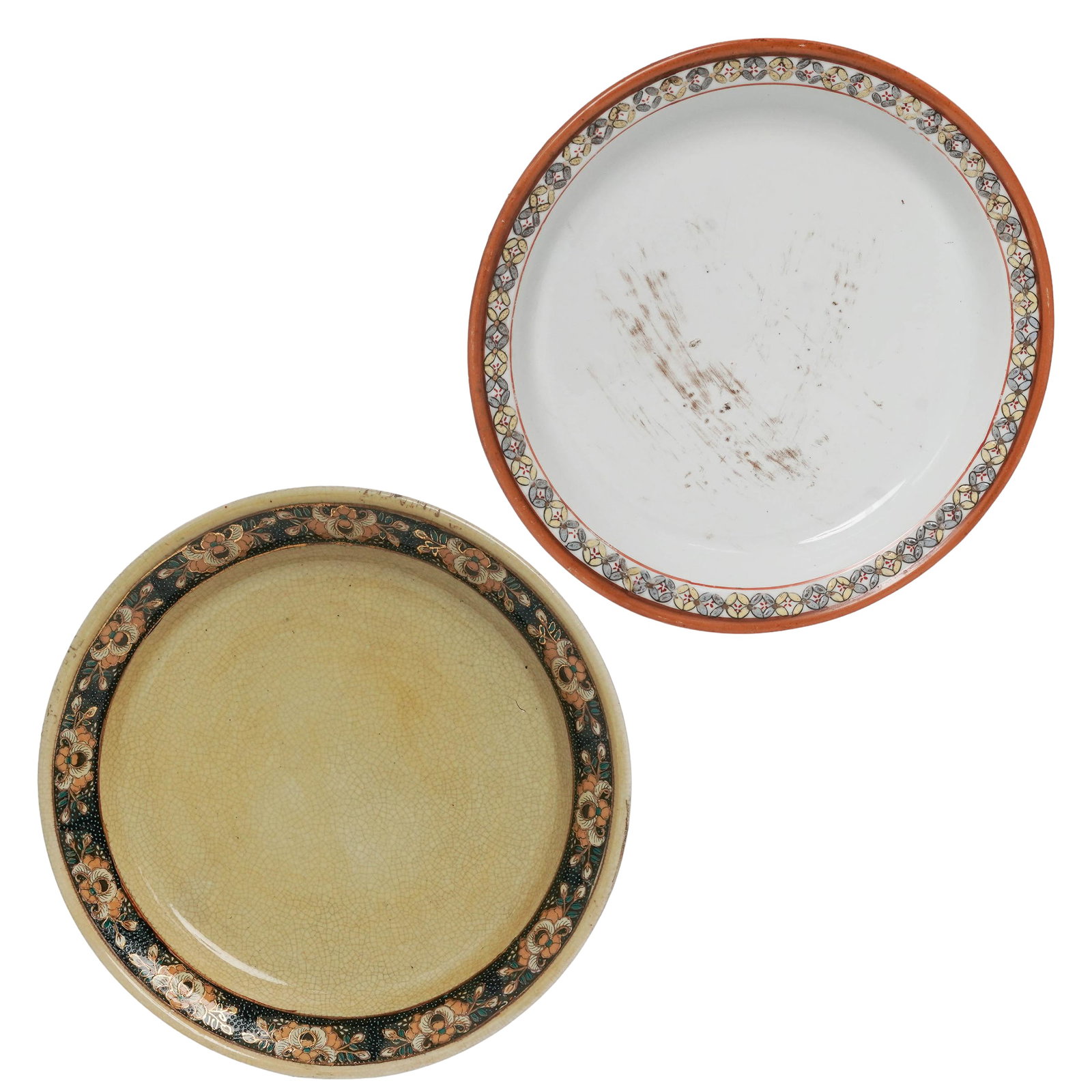 (2 pcs) Japanese & Chinese Ceramic Plates (1 of 9)