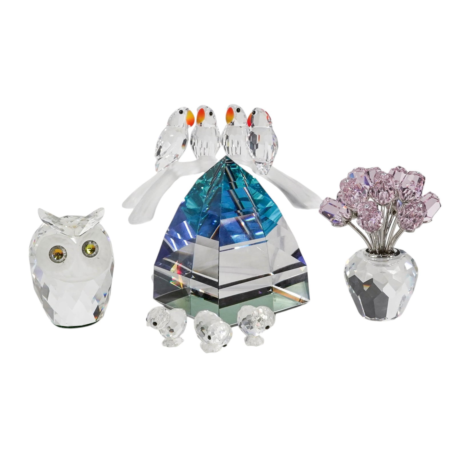 (7 pc) Grouping of Vintage Swarovski Figurines (1 of 10)