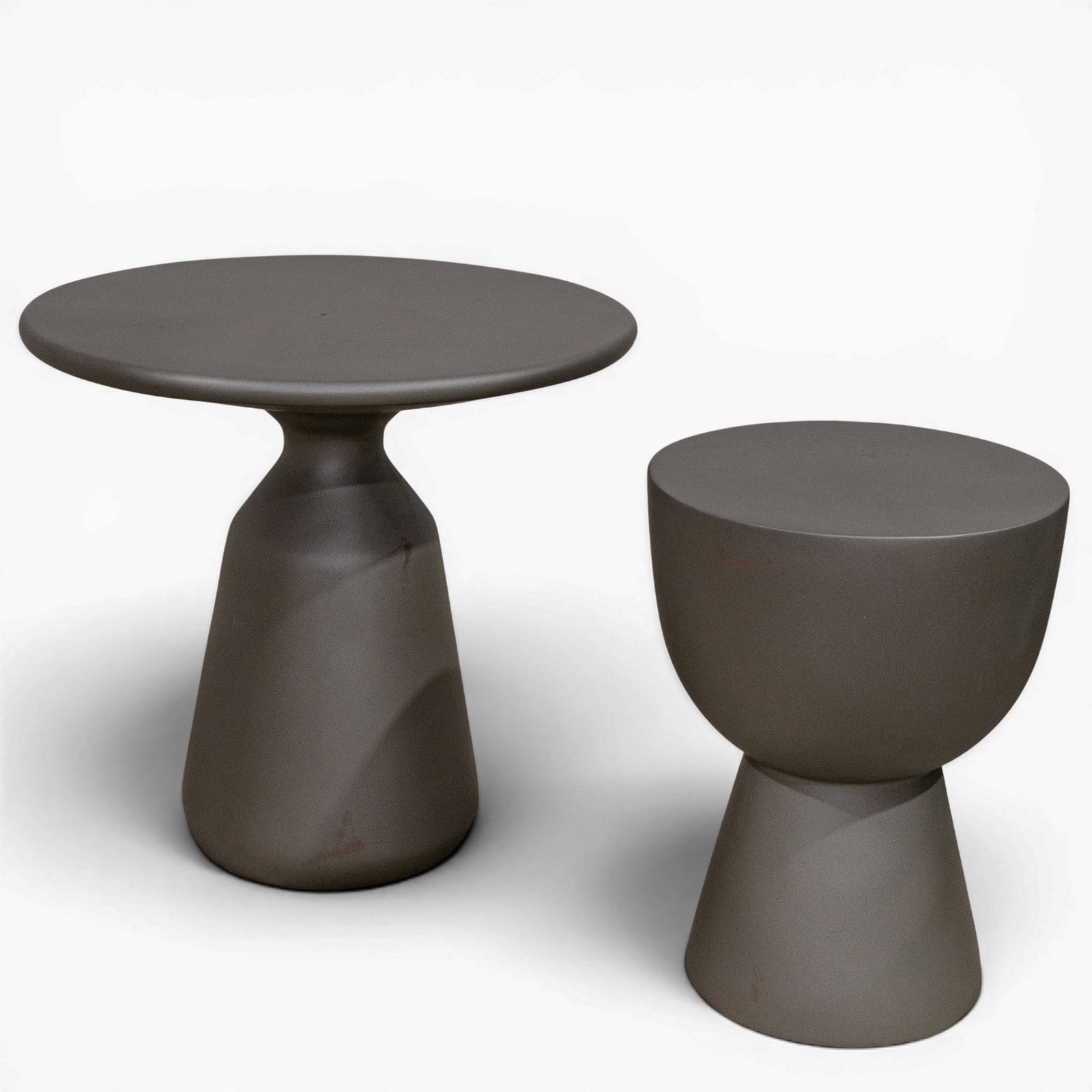 (2 pcs) Artefacto Gray Side Tables (1 of 4)