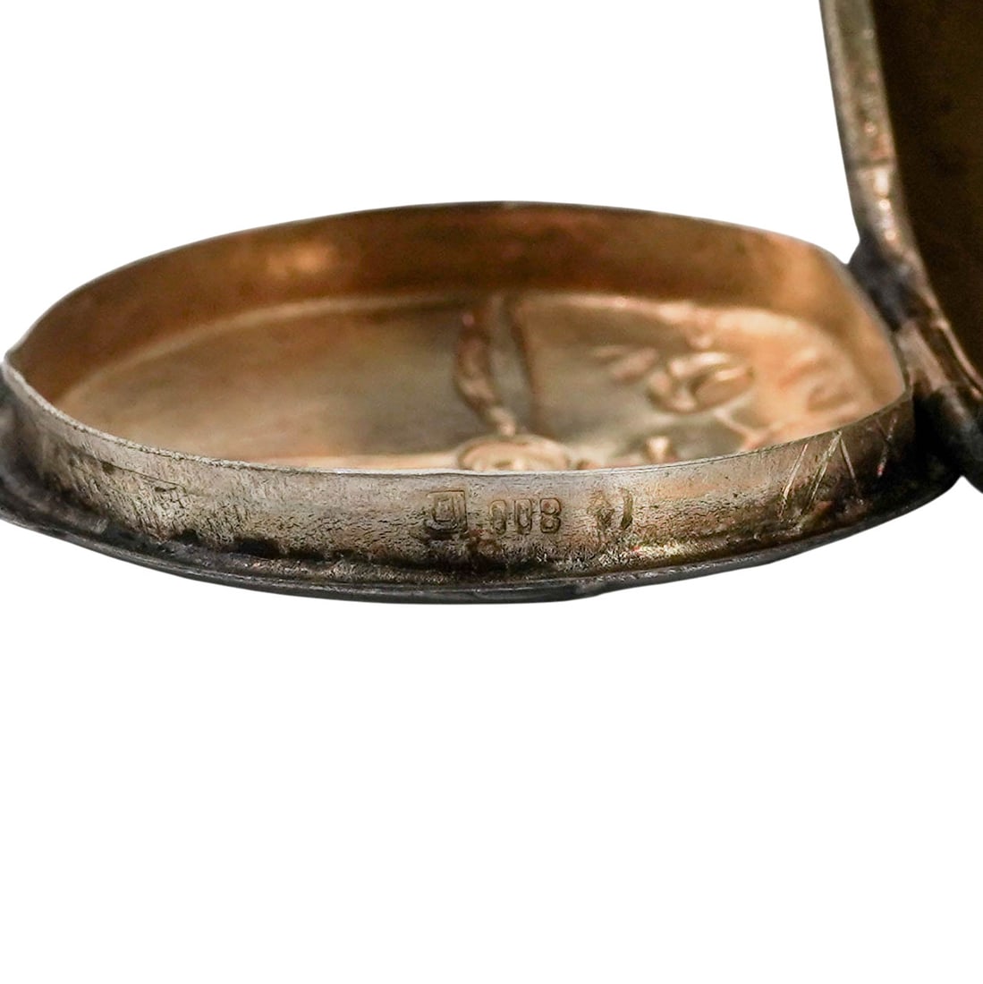 (3 pcs) Antique Silver Snuff Boxes - 5