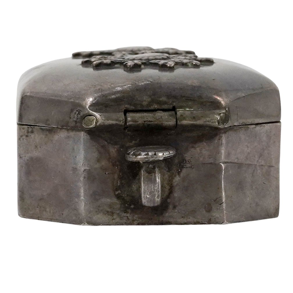 (3 pcs) Antique Silver Snuff Boxes - 8