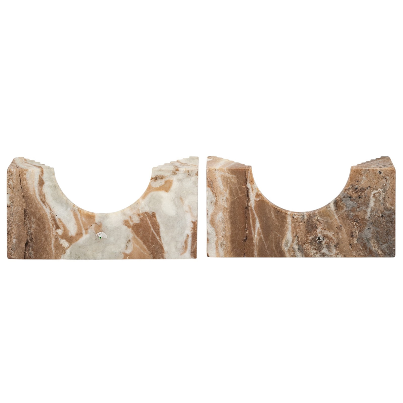 Pair Marble Decorative Sculptures - 5